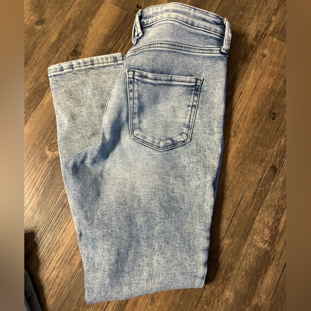 LC Lauren Conrad Soft Blue Skinny Denim